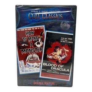 Cult Classics Double Feature:‎ How To Make a Monster & Blood of Dracula DVD